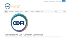 Desktop Screenshot of cdficonnect.org