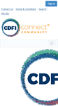 Mobile Screenshot of cdficonnect.org