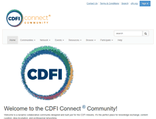 Tablet Screenshot of cdficonnect.org